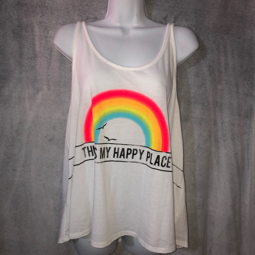 Rainbow/LGBT Happy Place tank